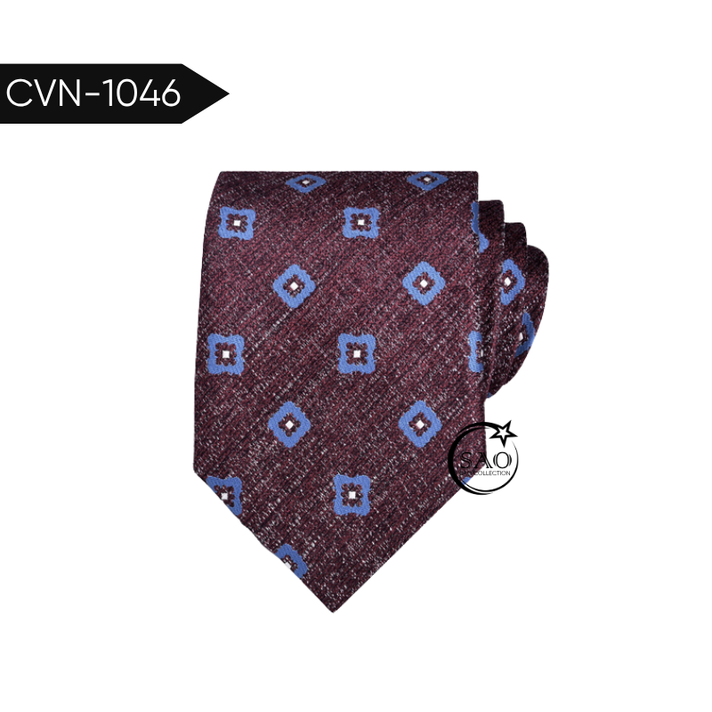 Cà Vạt Lụa Tổng Hợp Bản Lớn Hoạ Tiết Sang Trọng Dành Cho Nam (CVN1046)