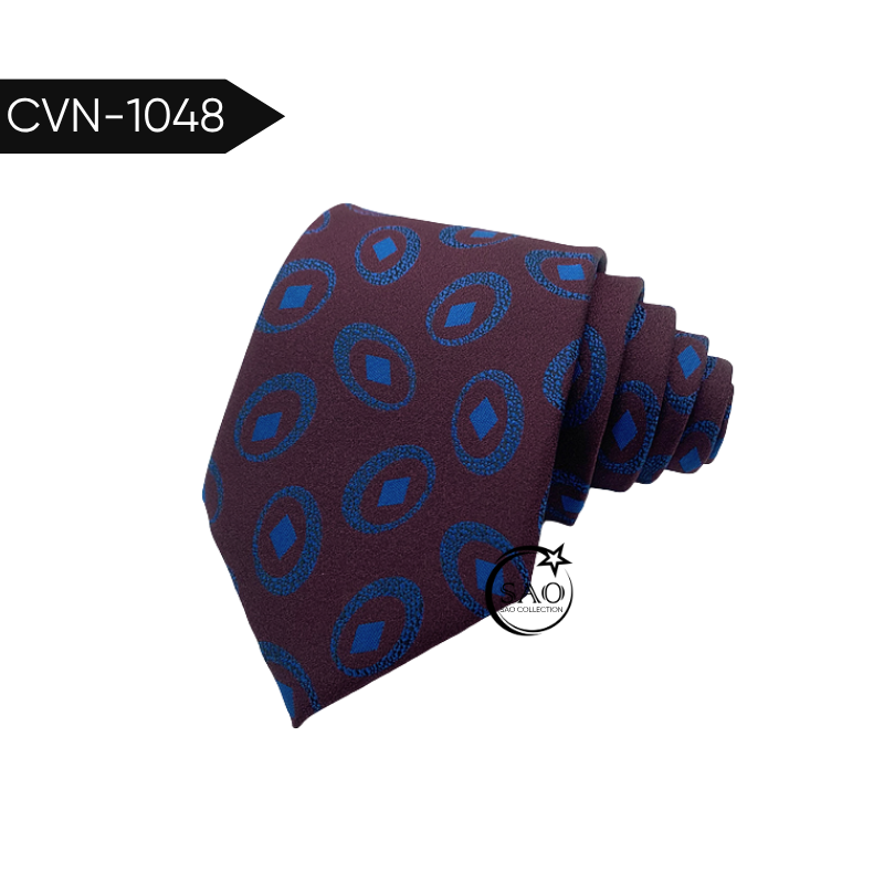 Cà Vạt Lụa Tổng Hợp Bản Lớn Hoạ Tiết Sang Trọng Dành Cho Nam (CVN1048)