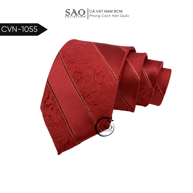 Cà Vạt Lụa Tổng Hợp Bản Lớn Hoạ Tiết Sang Trọng Dành Cho Nam (CVN1055)