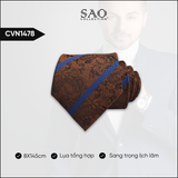 Cà Vạt Lụa Tổng Hợp Bản Lớn Hoạ Tiết Sang Trọng Dành Cho Nam (CVN1478)