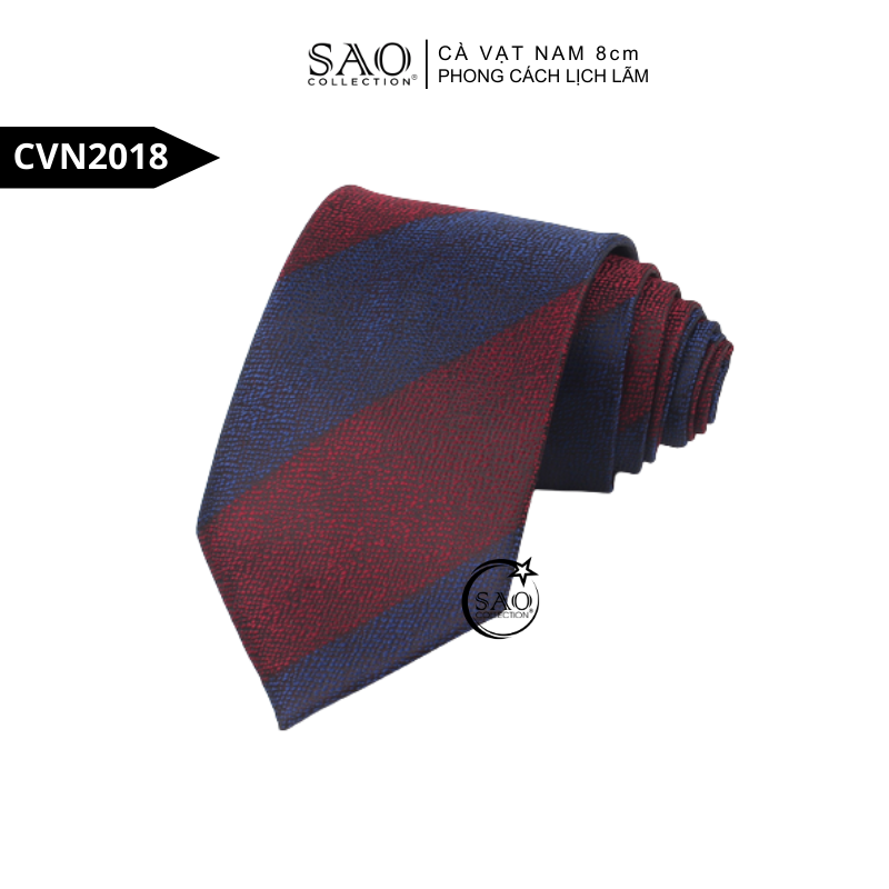 Cà Vạt Nam 8cm Phong Cách Lịch Lãm – Lụa Tổng Hợp Bền Đẹp, Giữ Form Chuẩn (CVN2018)