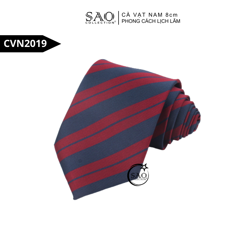 Cà Vạt Nam 8cm Phong Cách Lịch Lãm – Lụa Tổng Hợp Bền Đẹp, Giữ Form Chuẩn (CVN2019)