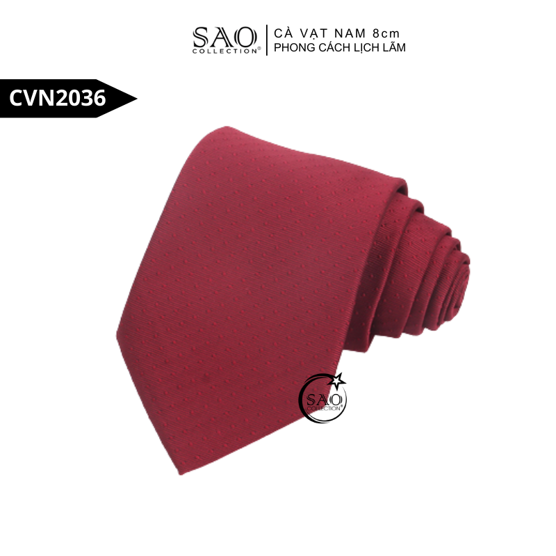 Cà Vạt Nam 8cm Phong Cách Lịch Lãm – Lụa Tổng Hợp Bền Đẹp, Giữ Form Chuẩn (CVN2036)