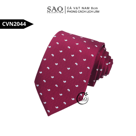 Cà Vạt Nam 8cm Phong Cách Lịch Lãm – Lụa Tổng Hợp Bền Đẹp, Giữ Form Chuẩn (CVN2044)