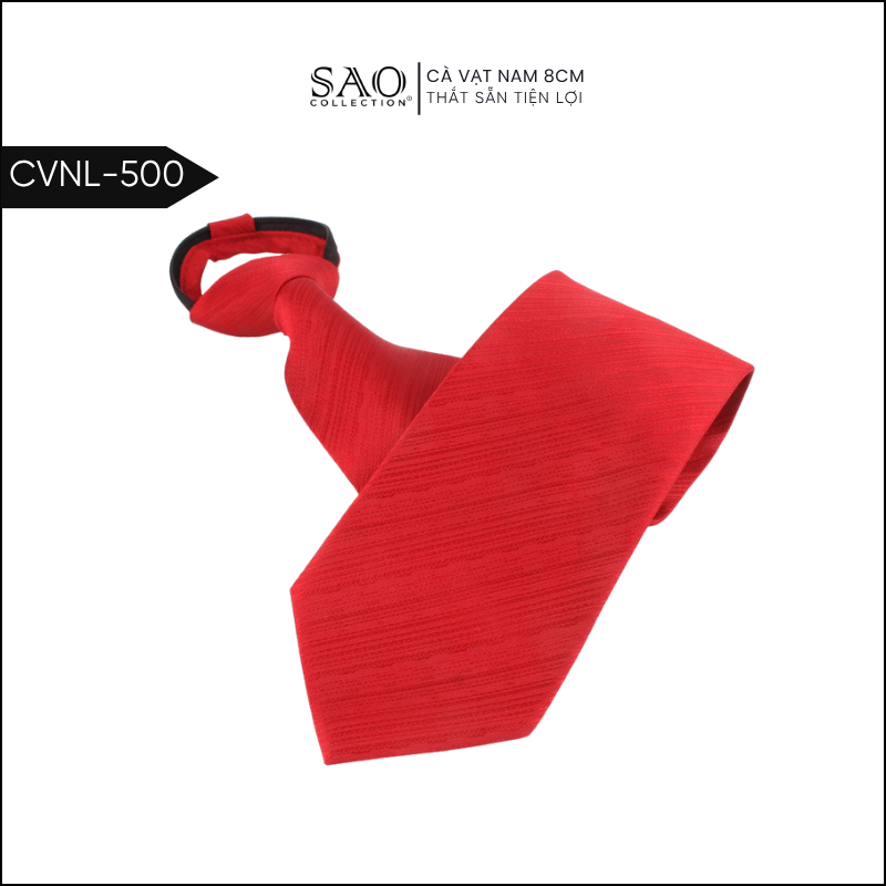 Caravat Cà Vạt Nam SAO 8cm Phong Cách Cổ Điển Thắt Sẵn Tiện Lợi (CVNL500)