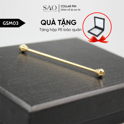 Ghim Cài Cổ Áo Sơ Mi Nam – Collar Pin Phụ Kiện Áo Sơ Mi Lịch Lãm Tinh Tế (GSM03)