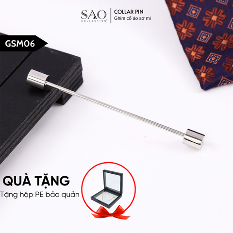 Ghim Cài Cổ Áo Sơ Mi Nam Collar Pin – Phụ Kiện Nam Lịch Lãm, Tinh Tế, Hiện Đại (GSM06)