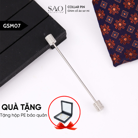 Ghim Cài Cổ Áo Sơ Mi Nam Cao Cấp – Collar Bar Phụ Kiện Thời Trang Nam Thanh Lịch (GSM07)
