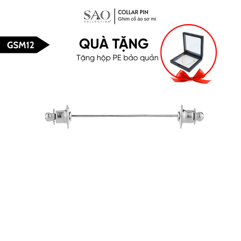 Ghim Cài Cổ Áo Sơ Mi Nam – Collar Pin Phong Cách Cổ Điển, Sang Trọng Cho Quý Ông (GSM12)