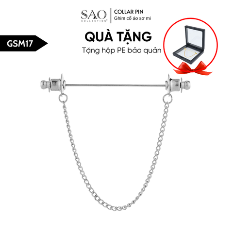 Ghim Cài Cổ Sơ Mi Nam – Collar Pin Kim Loại Sang Trọng Phụ Kiện Thời Trang Nam (GSM17)