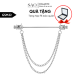 Ghim Cổ Áo Nam Collar Pin – Phụ Kiện Sơ Mi Tạo Điểm Nhấn Lịch Lãm, Sang Trọng (GSM22)