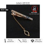 Kẹp Cà Vạt Nam Cao Cấp – Thiết Kế Điêu Khắc , Phong Cách Doanh Nhân Sang Trọng (KCV382)