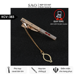 Kẹp Cà Vạt Nam Cao Cấp – Thiết Kế Điêu Khắc , Phong Cách Doanh Nhân Sang Trọng (KCV383)