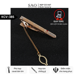 Kẹp Cà Vạt Nam Cao Cấp – Thiết Kế Điêu Khắc , Phong Cách Doanh Nhân Sang Trọng (KCV385)