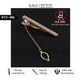 Kẹp Cà Vạt Nam Cao Cấp – Thiết Kế Điêu Khắc , Phong Cách Doanh Nhân Sang Trọng (KCV386)