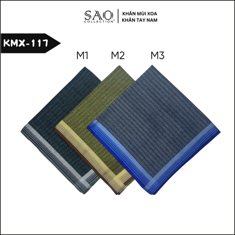 Khăn Tay Nam Quà Tặng Khăn Mùi Xoa Thấm Hút Mồ Hôi Tốt Họa Tiết Kẻ Mềm Mại Sang Trọng Lịch Lãm Quý Ông (KMX117)