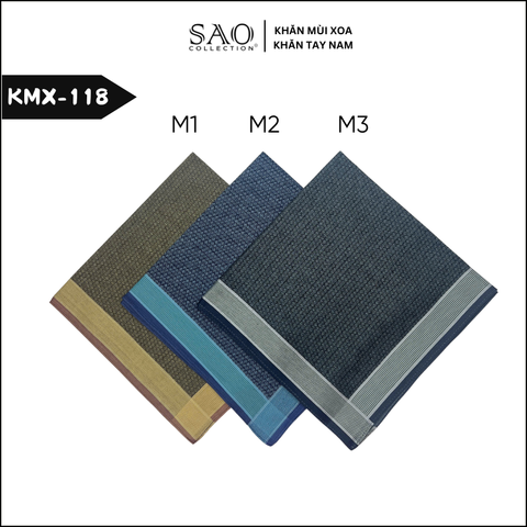 Khăn Tay Nam Quà Tặng Khăn Mùi Xoa Thấm Hút Mồ Hôi Tốt Họa Tiết Kẻ Mềm Mại Sang Trọng Lịch Lãm Quý Ông (KMX118)