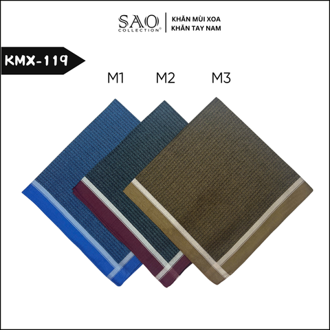 Khăn Tay Nam Quà Tặng Khăn Mùi Xoa Thấm Hút Mồ Hôi Tốt Họa Tiết Kẻ Mềm Mại Sang Trọng Lịch Lãm Quý Ông (KMX119)