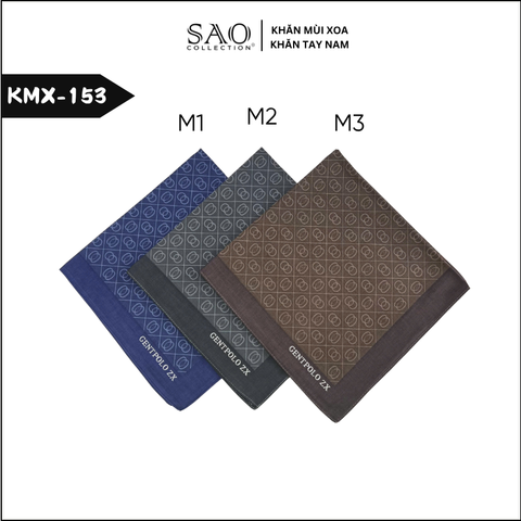 Khăn Tay Nam Quà Tặng Khăn Mùi Xoa Thấm Hút Mồ Hôi Tốt Họa Tiết Kẻ Mềm Mại Sang Trọng Lịch Lãm Quý Ông (KMX153)