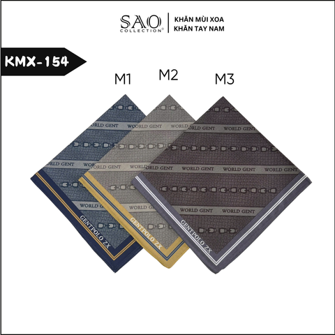 Khăn Tay Nam Quà Tặng Khăn Mùi Xoa Thấm Hút Mồ Hôi Tốt Họa Tiết Kẻ Mềm Mại Sang Trọng Lịch Lãm Quý Ông (KMX154)