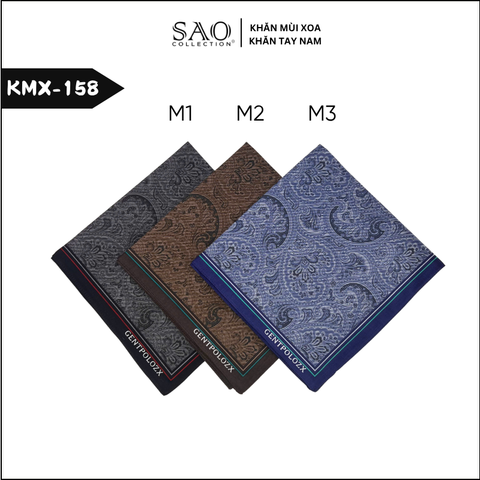 Khăn Tay Nam Quà Tặng Khăn Mùi Xoa Thấm Hút Mồ Hôi Tốt Họa Tiết Kẻ Mềm Mại Sang Trọng Lịch Lãm Quý Ông (KMX158)