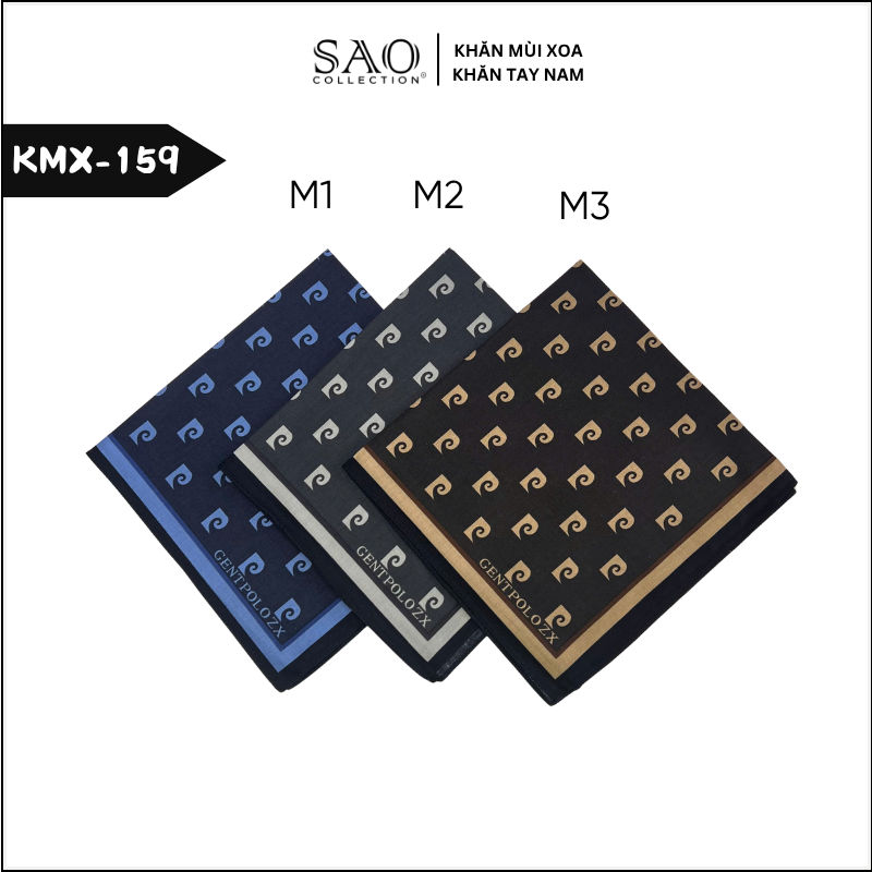 Khăn Tay Nam Quà Tặng Khăn Mùi Xoa Thấm Hút Mồ Hôi Tốt Họa Tiết Kẻ Mềm Mại Sang Trọng Lịch Lãm Quý Ông (KMX159)