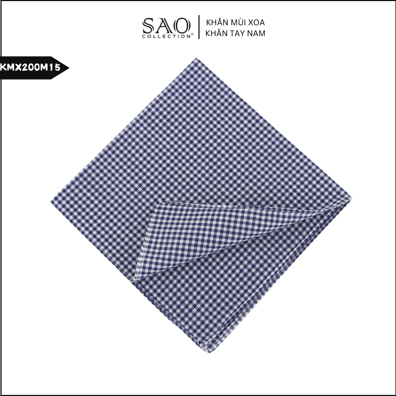 Khăn Mùi Xoa Khăn Tay Cotton Mềm Mại Thấm Hút Tốt Màu Trắng Tinh Dành Cho Nam Giới Luxury (KMX200M15)