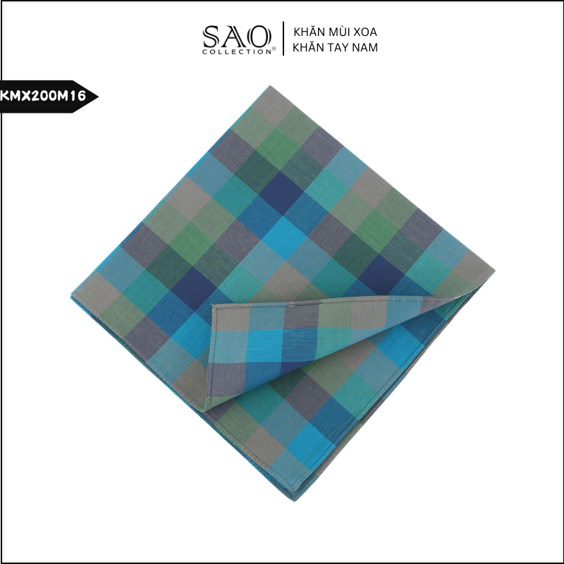 Khăn Mùi Xoa Khăn Tay Cotton Mềm Mại Thấm Hút Tốt Màu Trắng Tinh Dành Cho Nam Giới Luxury (KMX200M16)