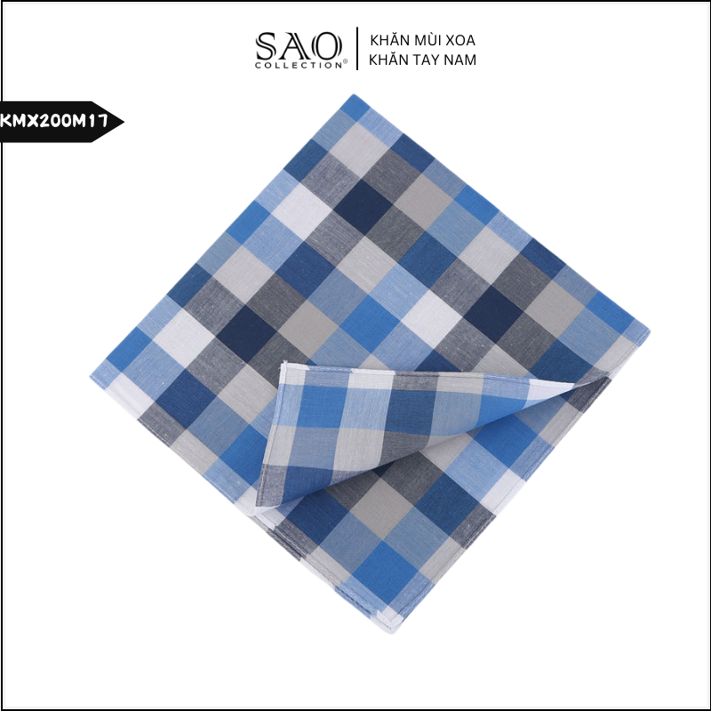 Khăn Mùi Xoa Khăn Tay Cotton Mềm Mại Thấm Hút Tốt Màu Trắng Tinh Dành Cho Nam Giới Luxury (KMX200M17)