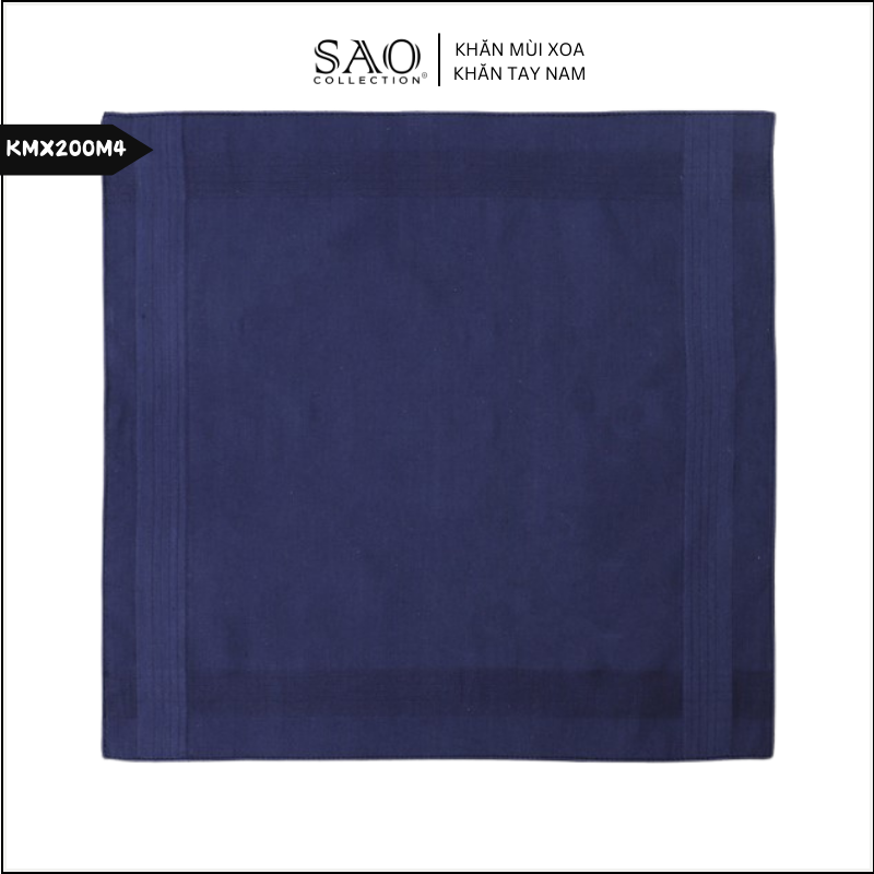 Khăn Mùi Xoa Khăn Tay Cotton Mềm Mại Thấm Hút Tốt Màu Trắng Tinh Dành Cho Nam Giới Luxury (KMX200M4)