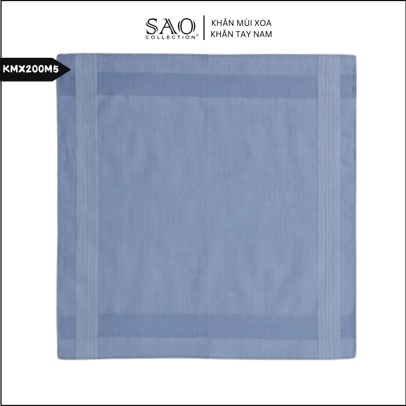 Khăn Mùi Xoa Khăn Tay Cotton Mềm Mại Thấm Hút Tốt Màu Trắng Tinh Dành Cho Nam Giới Luxury (KMX200M5)