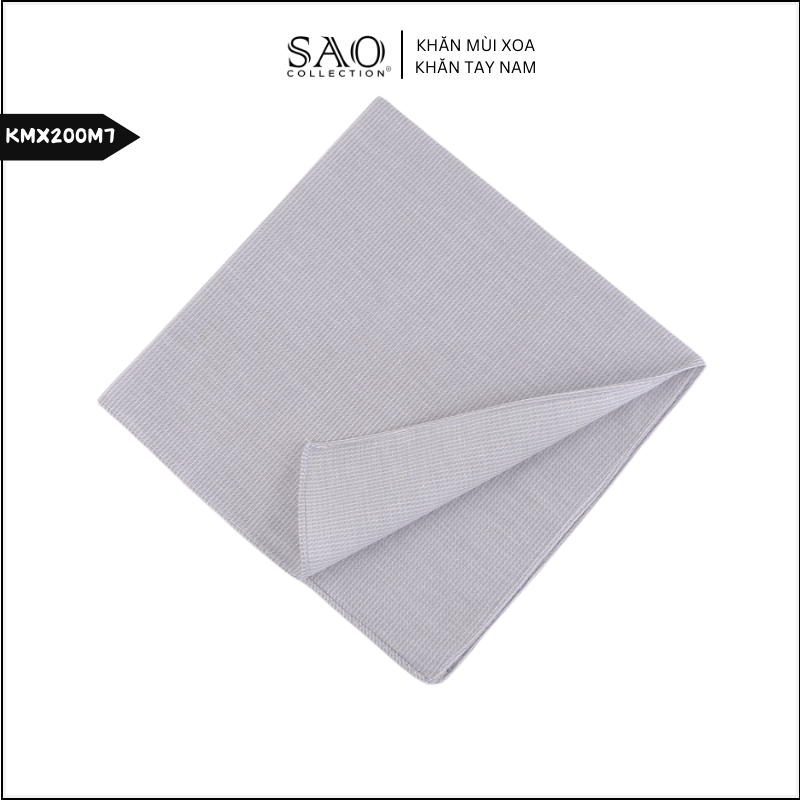Khăn Mùi Xoa Khăn Tay Cotton Mềm Mại Thấm Hút Tốt Màu Trắng Tinh Dành Cho Nam Giới Luxury (KMX200M7)