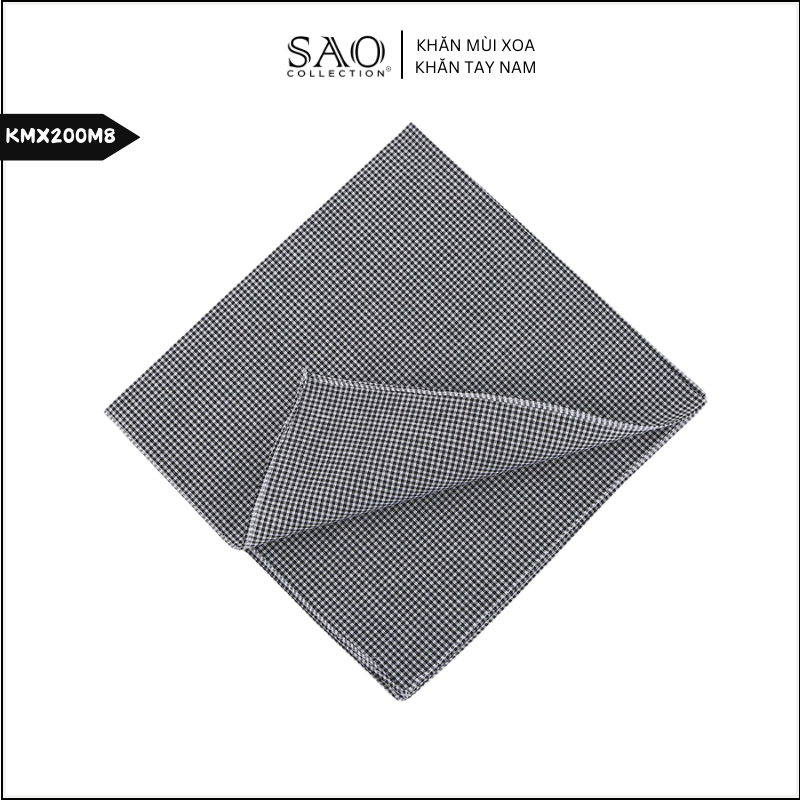 Khăn Mùi Xoa Khăn Tay Cotton Mềm Mại Thấm Hút Tốt Màu Trắng Tinh Dành Cho Nam Giới Luxury (KMX200M8)