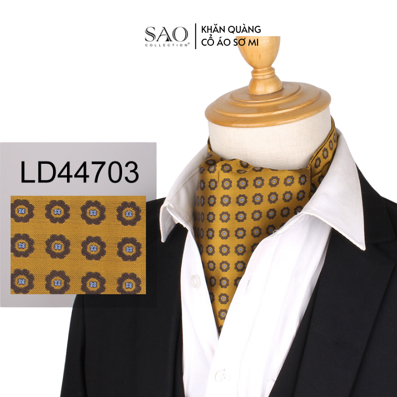 Khăn Ascot Nam – Khăn Quàng Cổ Áo Sơ Mi (LD47703)