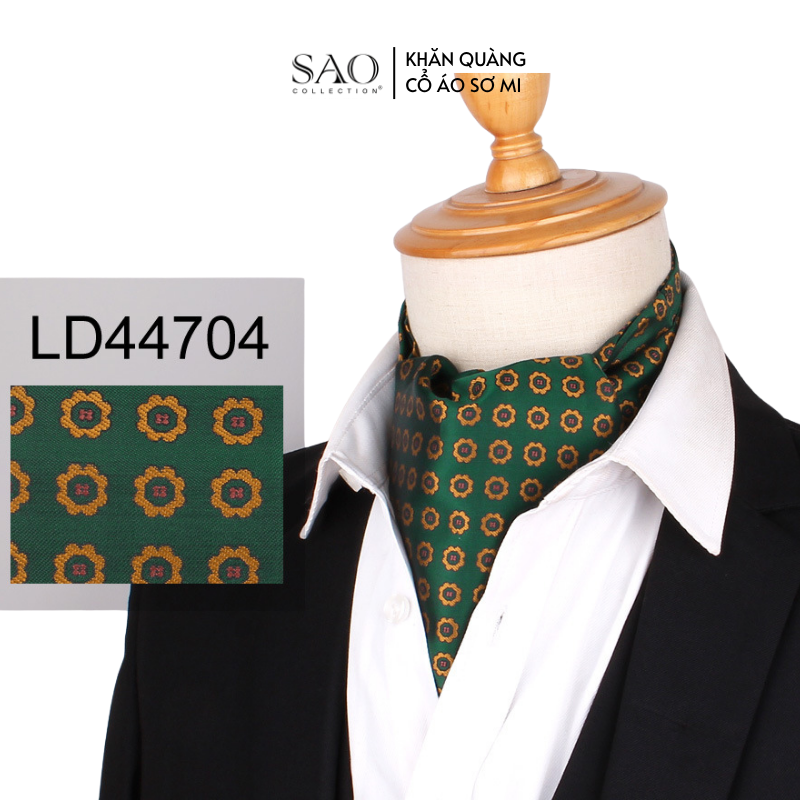 Khăn Ascot Nam – Khăn Quàng Cổ Áo Sơ Mi (LD47704)