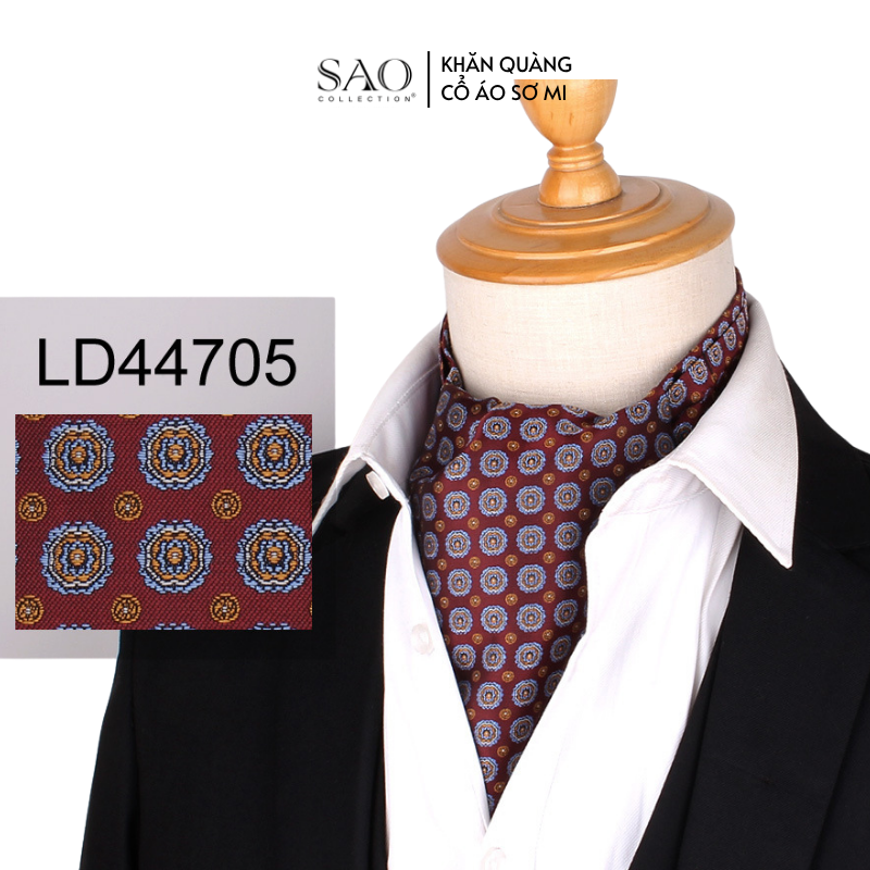 Khăn Ascot Nam – Khăn Quàng Cổ Áo Sơ Mi (LD47705)