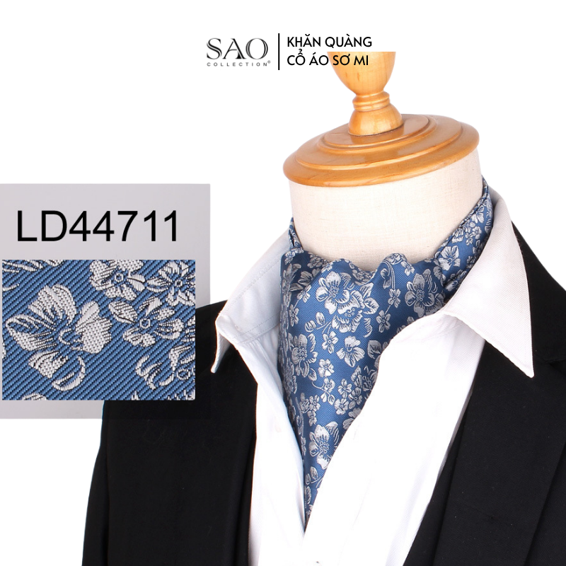 Khăn Ascot Nam – Khăn Quàng Cổ Áo Sơ Mi (LD47711)