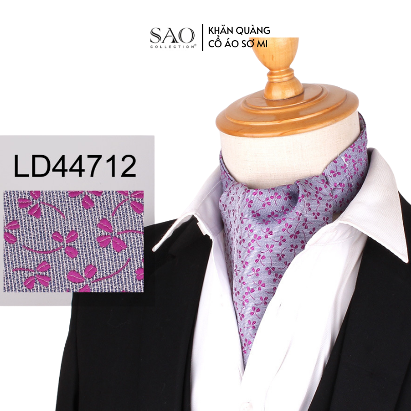 Khăn Ascot Nam – Khăn Quàng Cổ Áo Sơ Mi (LD47712)