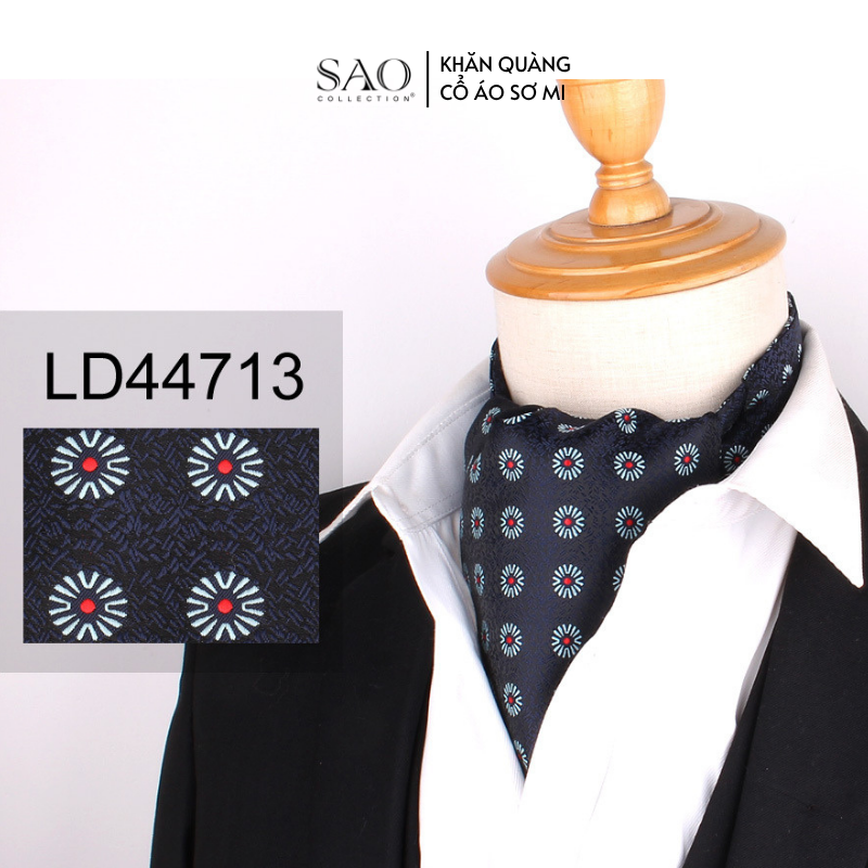 Khăn Ascot Nam – Khăn Quàng Cổ Áo Sơ Mi (LD47713)