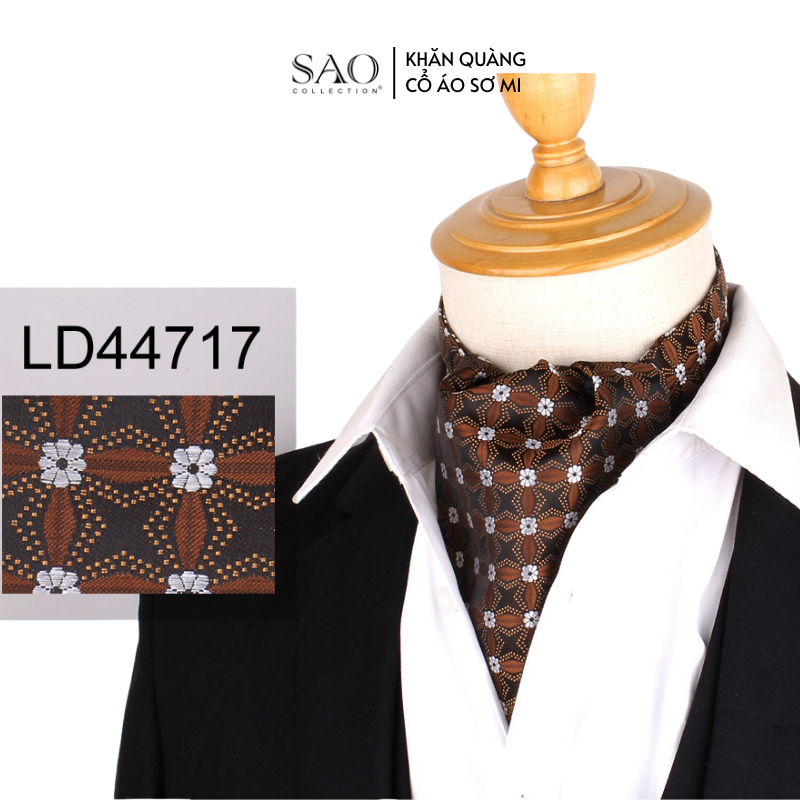 Khăn Ascot Nam – Khăn Quàng Cổ Áo Sơ Mi (LD47717)