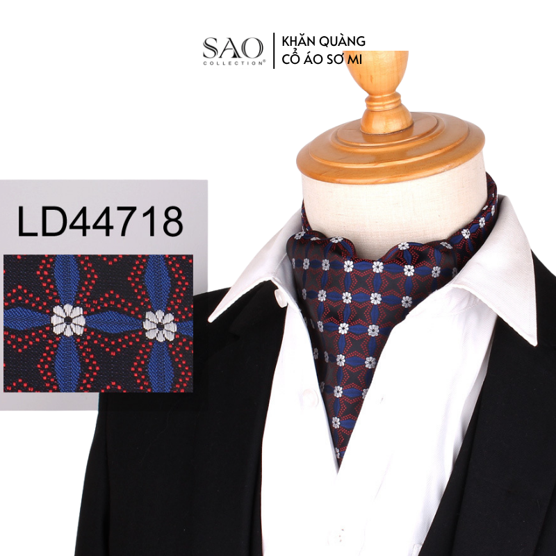 Khăn Ascot Nam – Khăn Quàng Cổ Áo Sơ Mi (LD47718)