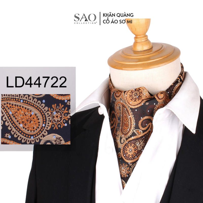 Khăn Ascot Nam – Khăn Quàng Cổ Áo Sơ Mi (LD47722)