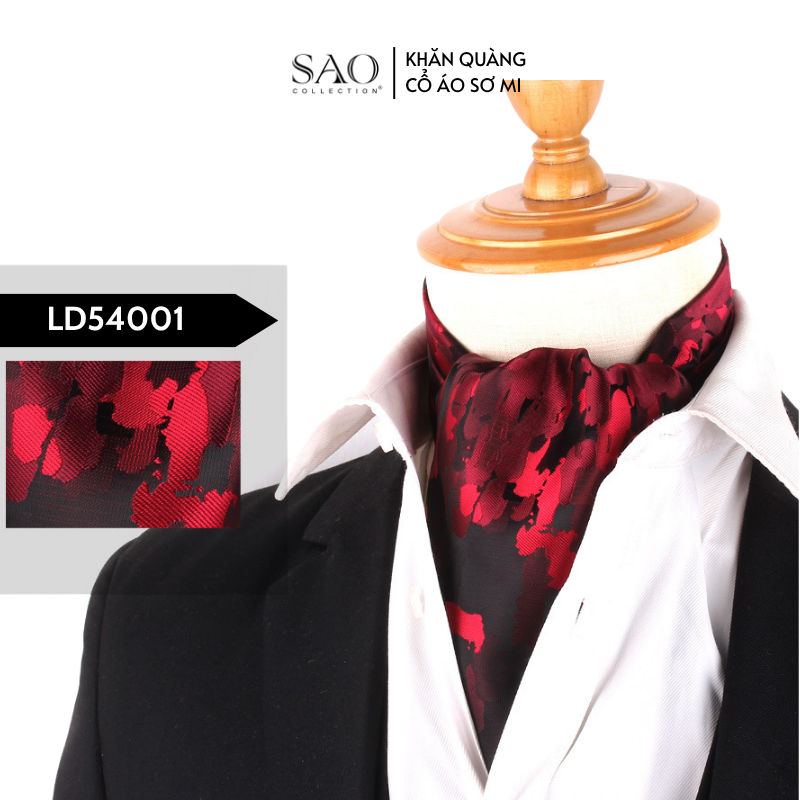 Khăn Ascot Nam – Khăn Quàng Cổ Áo Sơ Mi (LD54001)
