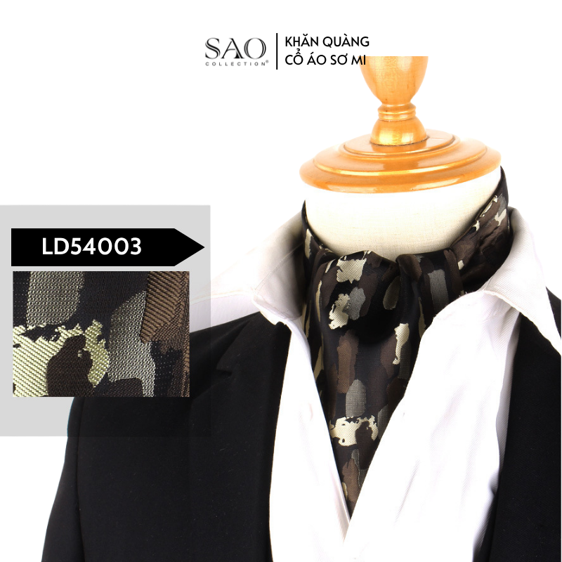 Khăn Ascot Nam – Khăn Quàng Cổ Áo Sơ Mi (LD54003)