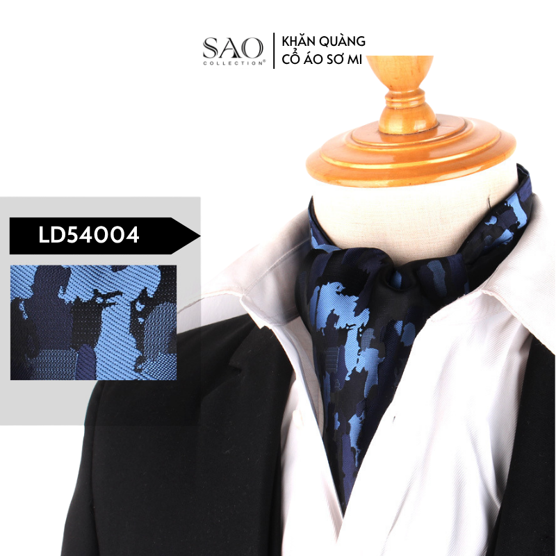 Khăn Ascot Nam – Khăn Quàng Cổ Áo Sơ Mi (LD54004)