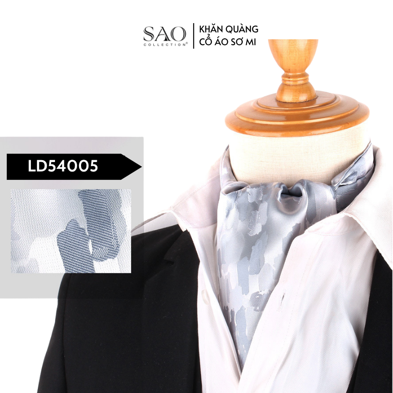 Khăn Ascot Nam – Khăn Quàng Cổ Áo Sơ Mi (LD54005)