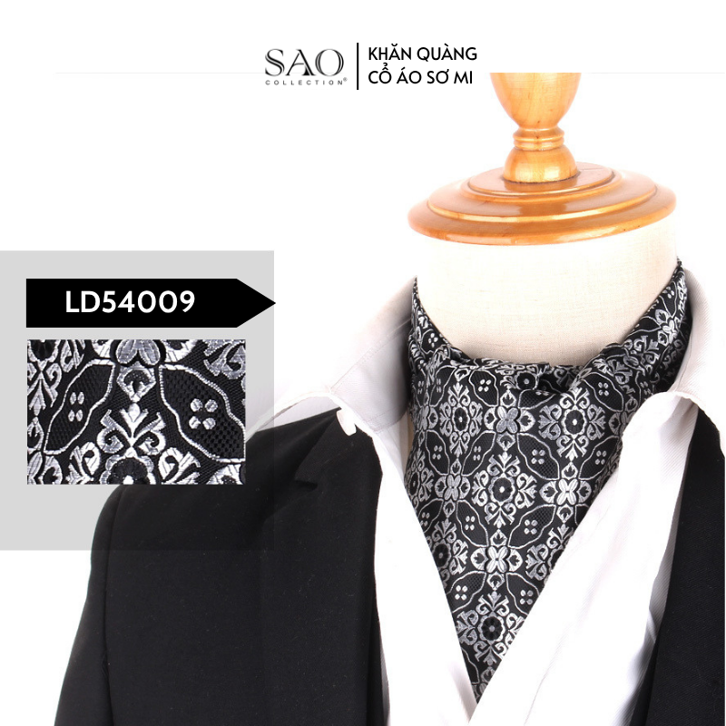 Khăn Ascot Nam – Khăn Quàng Cổ Áo Sơ Mi (LD54009)