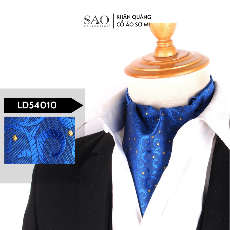 Khăn Ascot Nam – Khăn Quàng Cổ Áo Sơ Mi (LD54010)