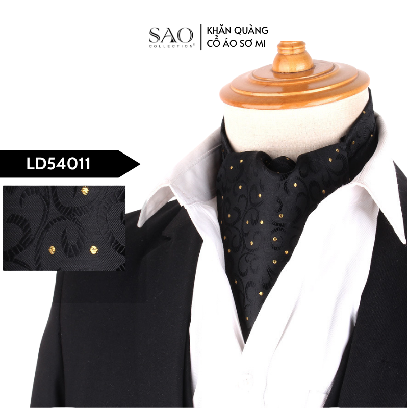 Khăn Ascot Nam – Khăn Quàng Cổ Áo Sơ Mi (LD54011)