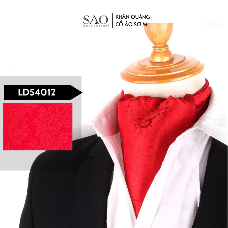 Khăn Ascot Nam – Khăn Quàng Cổ Áo Sơ Mi (LD54012)
